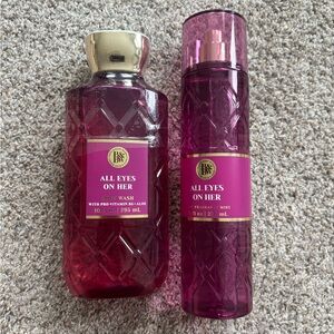 BRAND NEW Bath and Body Works All Eyes On Her Body Wash And Fragrance Mist